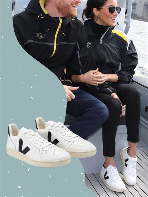 meghan markle wearing veja sneakers.